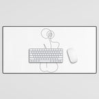 Single Back Line Desk Mat Gallery Image 1