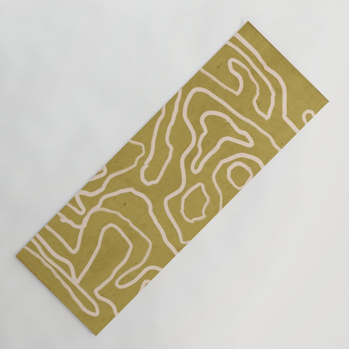 Abstract line art 158 Yoga Mat Gallery Image 1