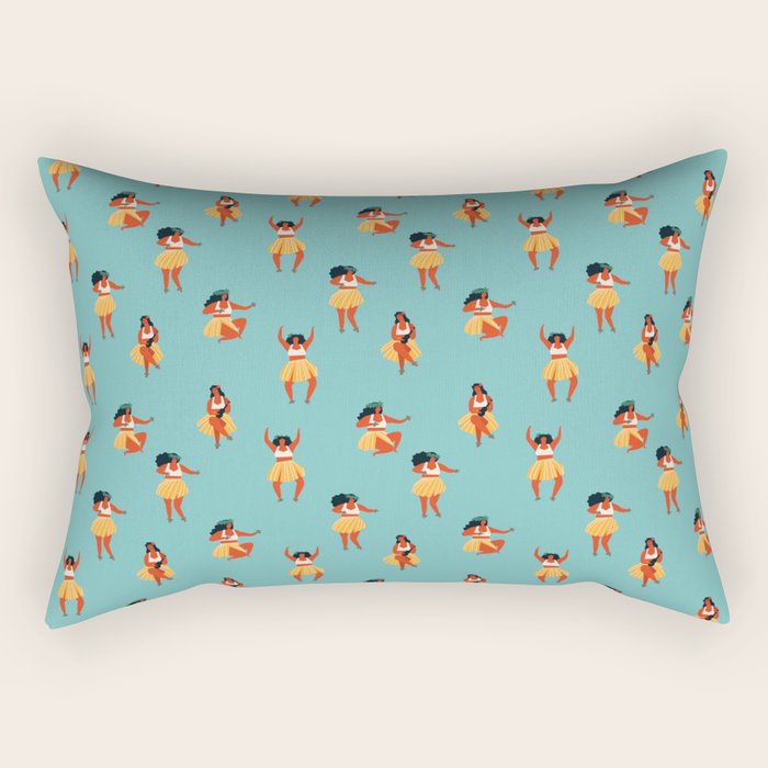 Hula dancers Rectangular Pillow Gallery Image 1