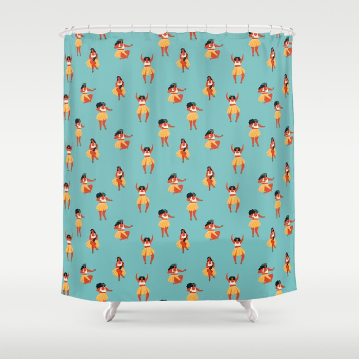 Hula dancers Shower Curtain Gallery Image 1