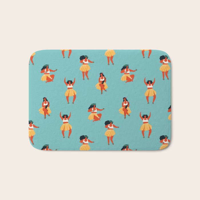 Hula dancers Bath Mat Gallery Image 1