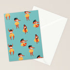 Hula dancers Stationery Card Gallery Image 2