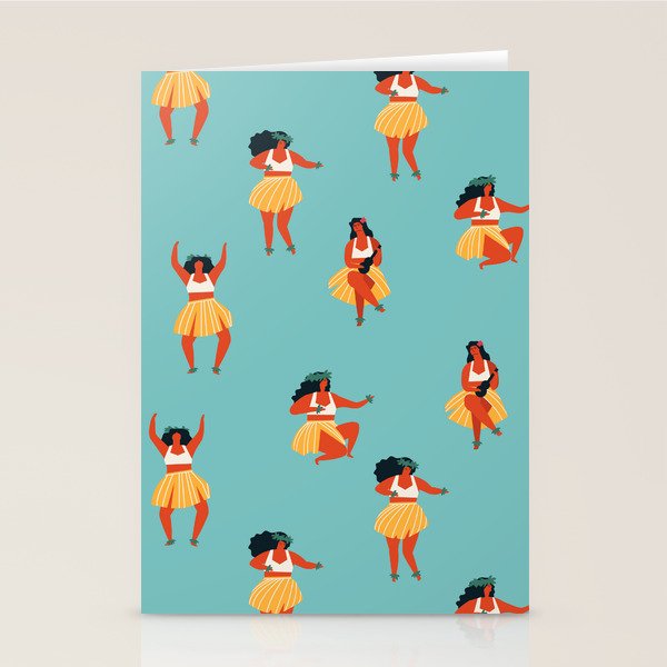 Hula dancers Stationery Card Gallery Image 2
