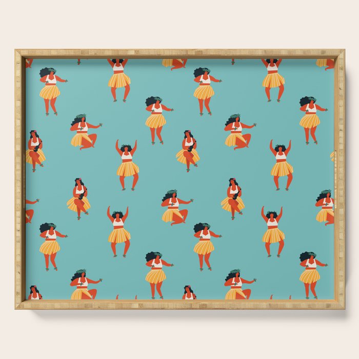 Hula dancers Serving Tray Gallery Image 1