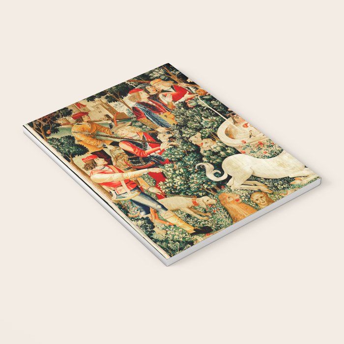 Hunt Of The Unicorn Medieval Tapestry Notebook Gallery Image 3