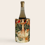 Hunt Of The Unicorn Medieval Tapestry Wine Chiller Gallery Image 1