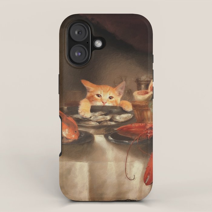 CAT DINNER iPhone Case Gallery Image 1