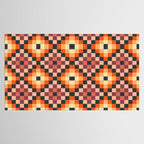 70s color squares pattern  Tablecloth Gallery Image 2