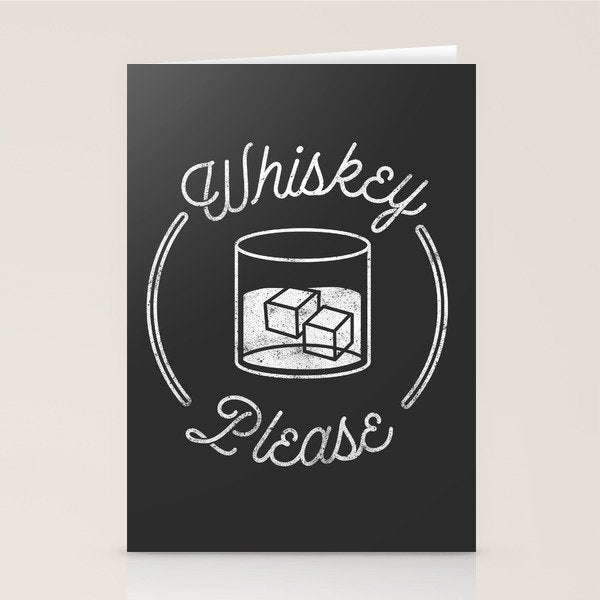 Whiskey Please 2 Stationery Card Gallery Image 1