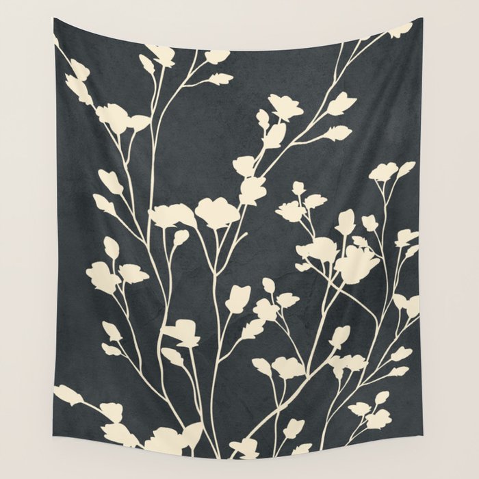 Minimal Branches Art 3 Wall Tapestry Gallery Image 1