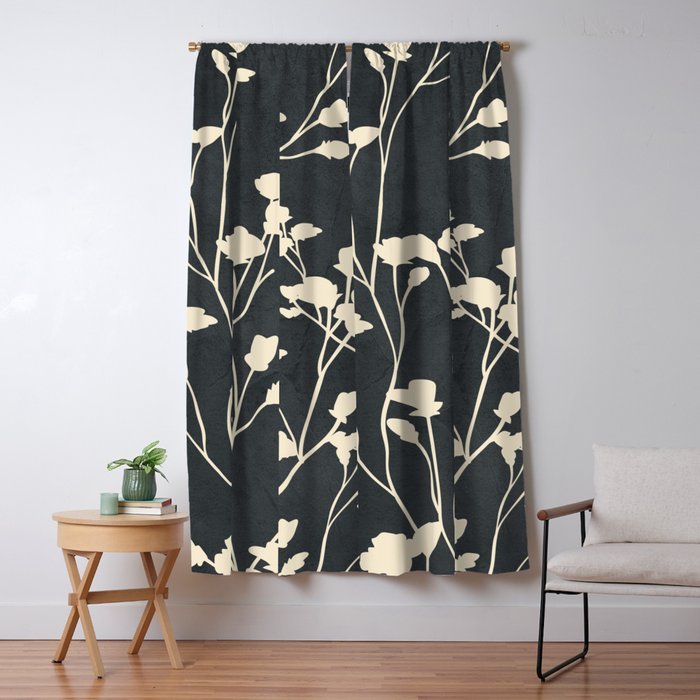 Minimal Branches Art 3 Window Curtain Gallery Image 5