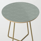 Waves (Linen Green) Side Table Gallery Image 2