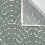 Waves (Linen Green) Wall Tapestry Gallery Image 3