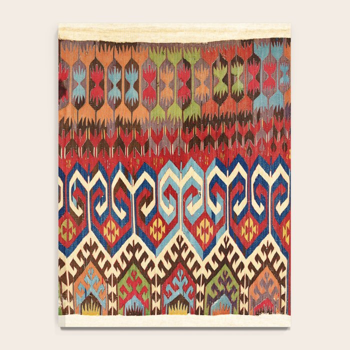 Hotamis Konya Central Anatolian Kilim Print ca. 1800 Notebook Gallery Image 4