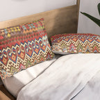 Hotamis Konya Central Anatolian Kilim Print ca. 1800 Pillow Sham Gallery Image 2