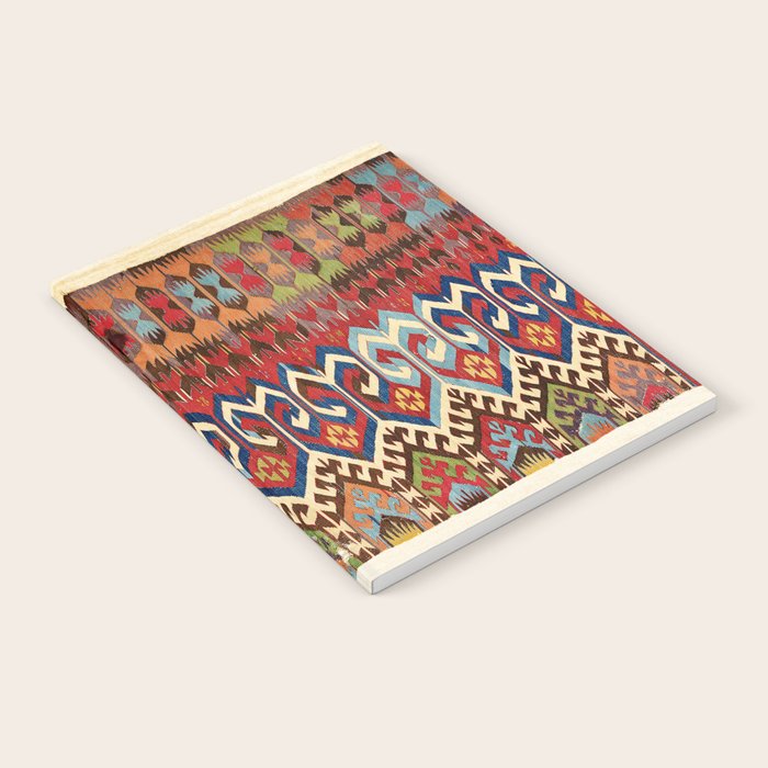 Hotamis Konya Central Anatolian Kilim Print ca. 1800 Notebook Gallery Image 2