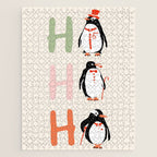 HoHoHo Festive Penguins Jigsaw Puzzle Gallery Image 1