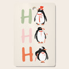HoHoHo Festive Penguins Cutting Board Gallery Image 1