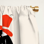 HoHoHo Festive Penguins Window Curtain Gallery Image 2