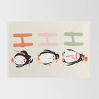 HoHoHo Festive Penguins Rug Gallery Image 2