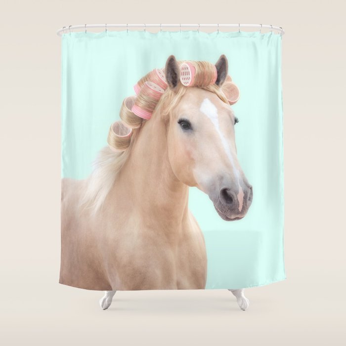 PALOMINO HORSE Shower Curtain Gallery Image 1