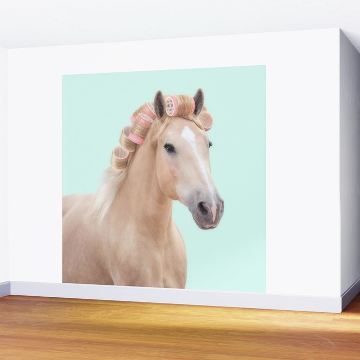 PALOMINO HORSE Wall Mural Gallery Image 2
