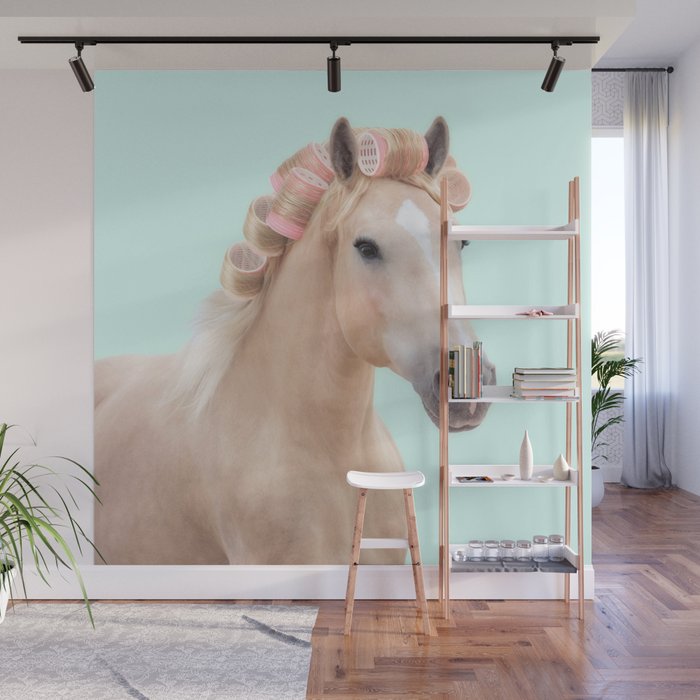 PALOMINO HORSE Wall Mural Gallery Image 1