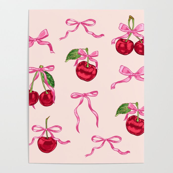 Cherries & Bow Coquette Pack Poster Gallery Image 1
