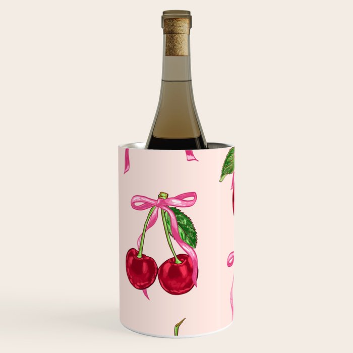 Cherries & Bow Coquette Pack Wine Chiller Gallery Image 2