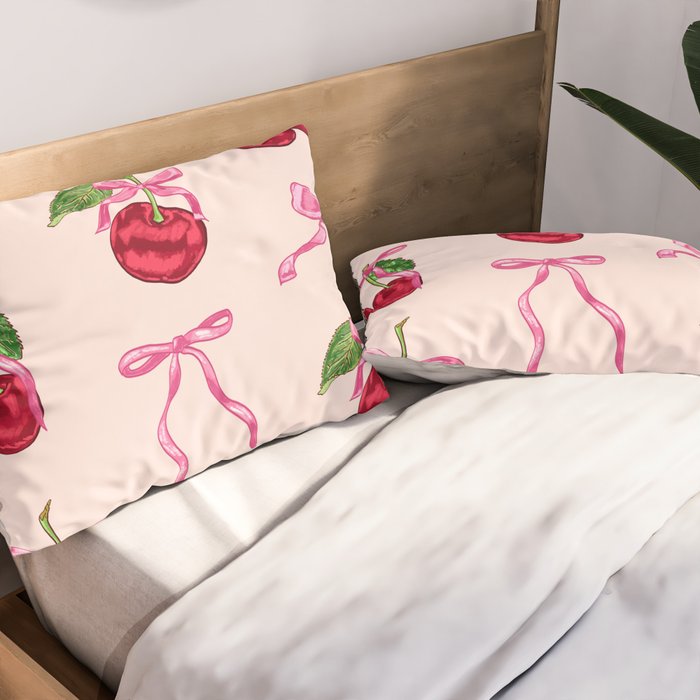 Cherries & Bow Coquette Pack Pillow Sham Gallery Image 2