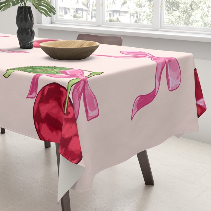 Cherries & Bow Coquette Pack Tablecloth Gallery Image 3