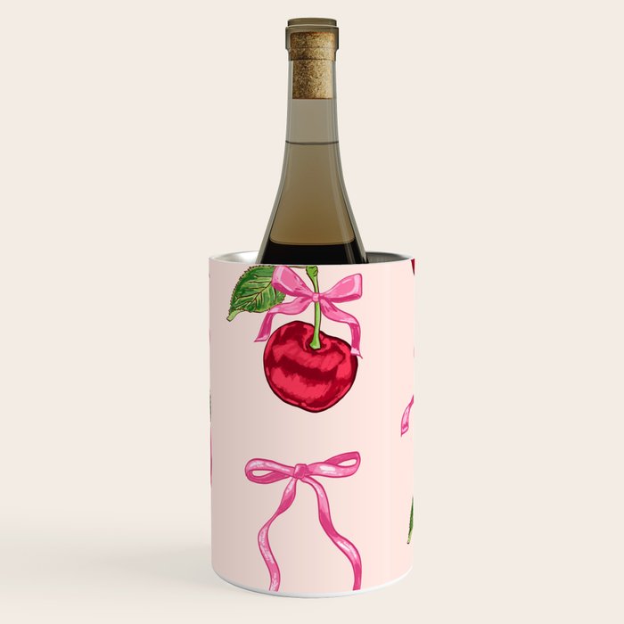 Cherries & Bow Coquette Pack Wine Chiller Gallery Image 1