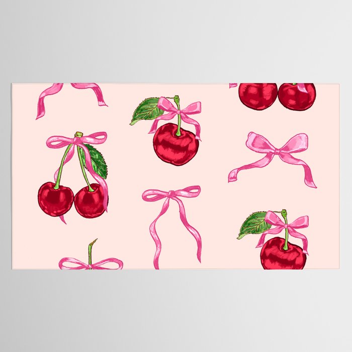 Cherries & Bow Coquette Pack Tablecloth Gallery Image 2