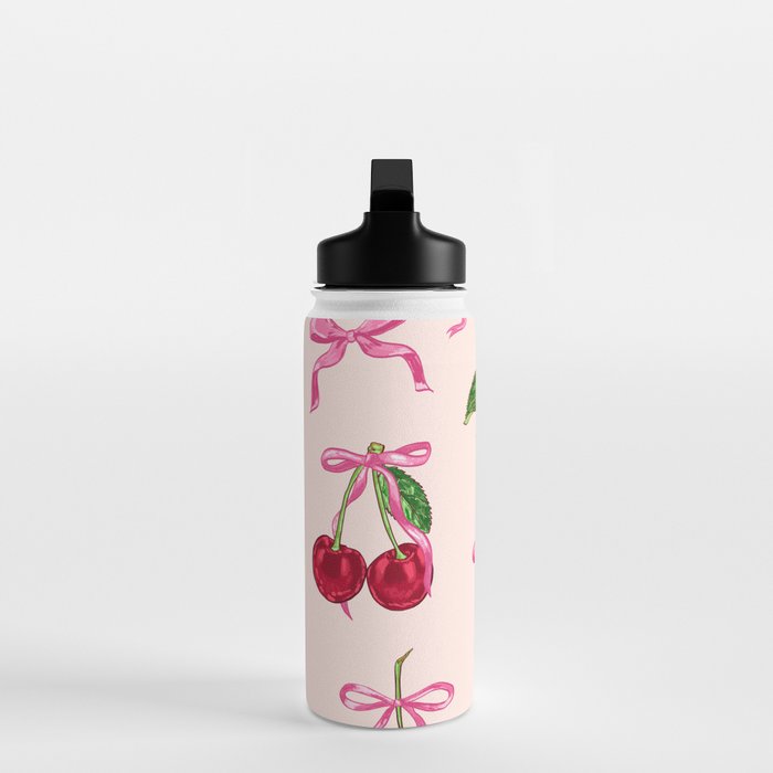 Cherries & Bow Coquette Pack Water Bottle Gallery Image 3