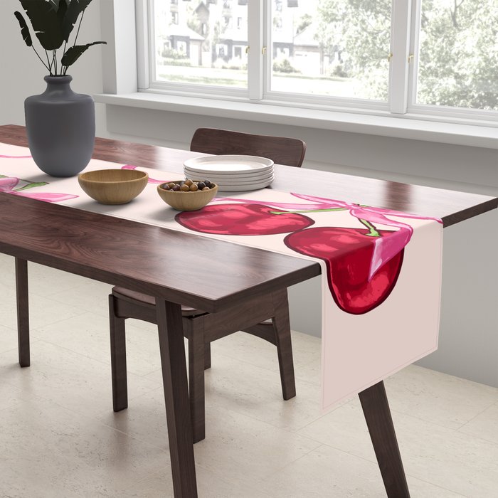 Cherries & Bow Coquette Pack Table Runner Gallery Image 2