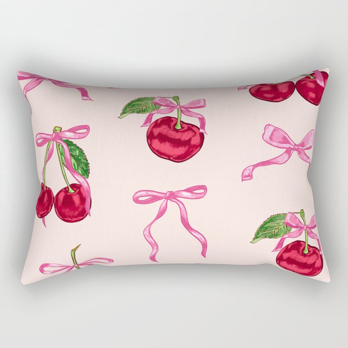Cherries & Bow Coquette Pack Rectangular Pillow Gallery Image 1
