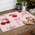 Cherries & Bow Coquette Pack Outdoor Rug Gallery Image 2