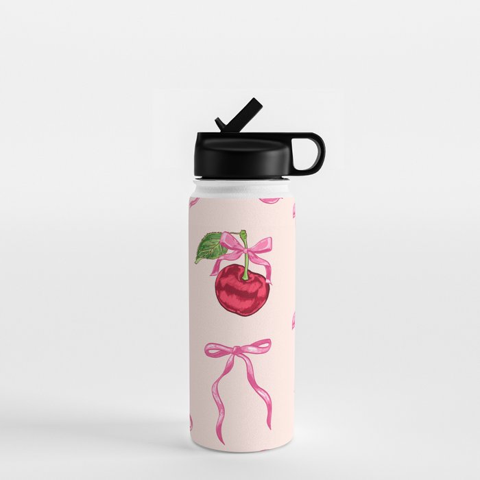 Cherries & Bow Coquette Pack Water Bottle Gallery Image 1