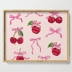 Cherries & Bow Coquette Pack Serving Tray Gallery Image 1