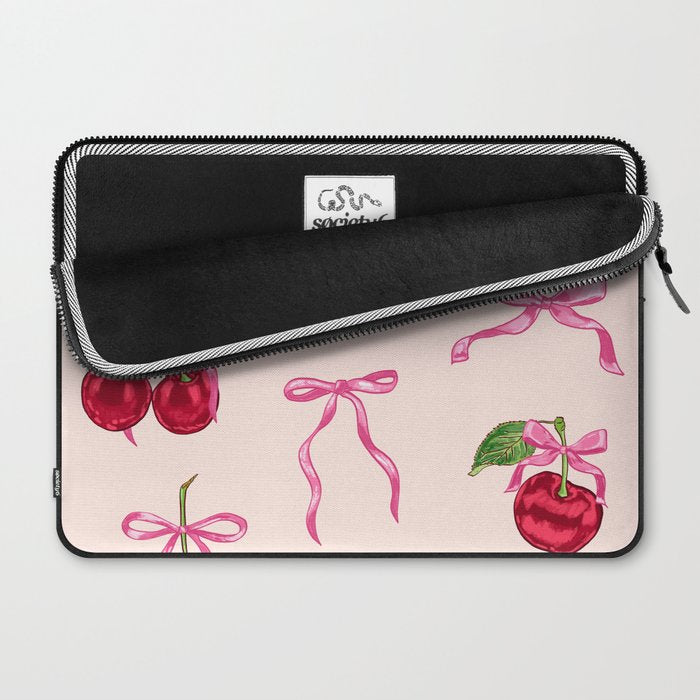Cherries & Bow Coquette Pack Laptop Sleeve Gallery Image 2