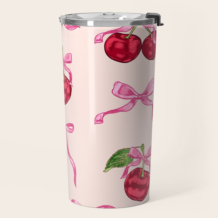 Cherries & Bow Coquette Pack Travel Mug Gallery Image 2