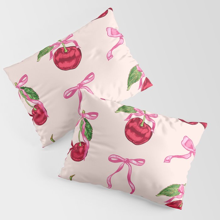 Cherries & Bow Coquette Pack Pillow Sham Gallery Image 1