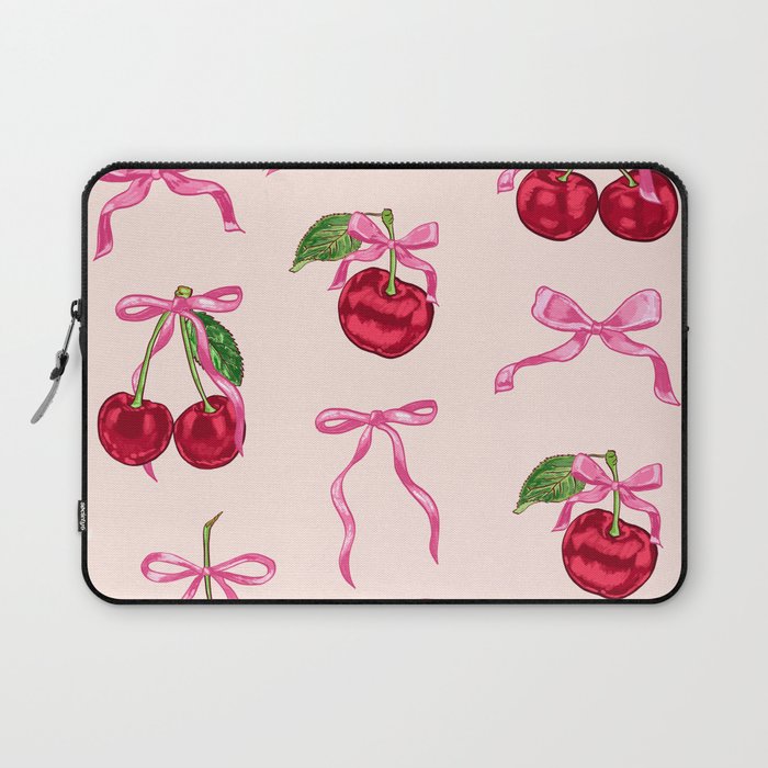 Cherries & Bow Coquette Pack Laptop Sleeve Gallery Image 1