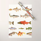 Fishing Line Wrapping Paper Gallery Image 1