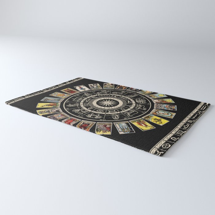 The Major Arcana & The Wheel of the Zodiac Rug Gallery Image 3