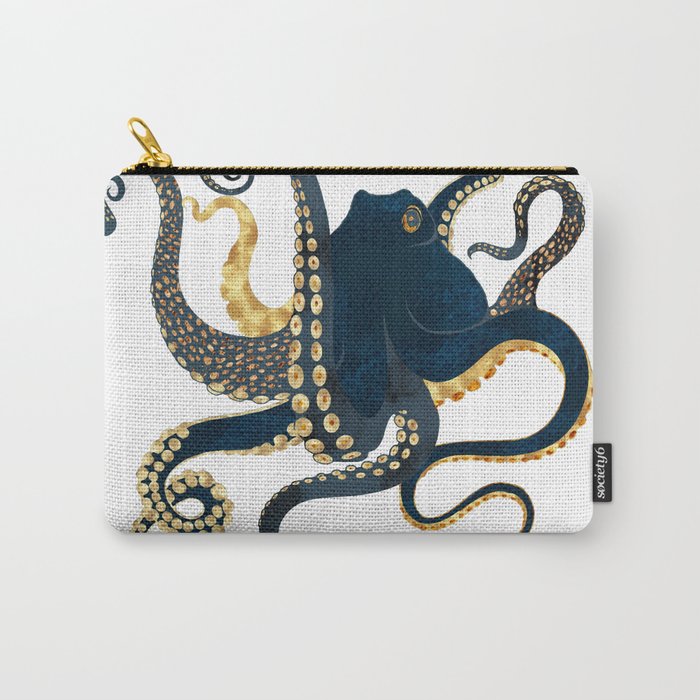 Metallic Octopus IV-Custom Carry All Pouch Gallery Image 1