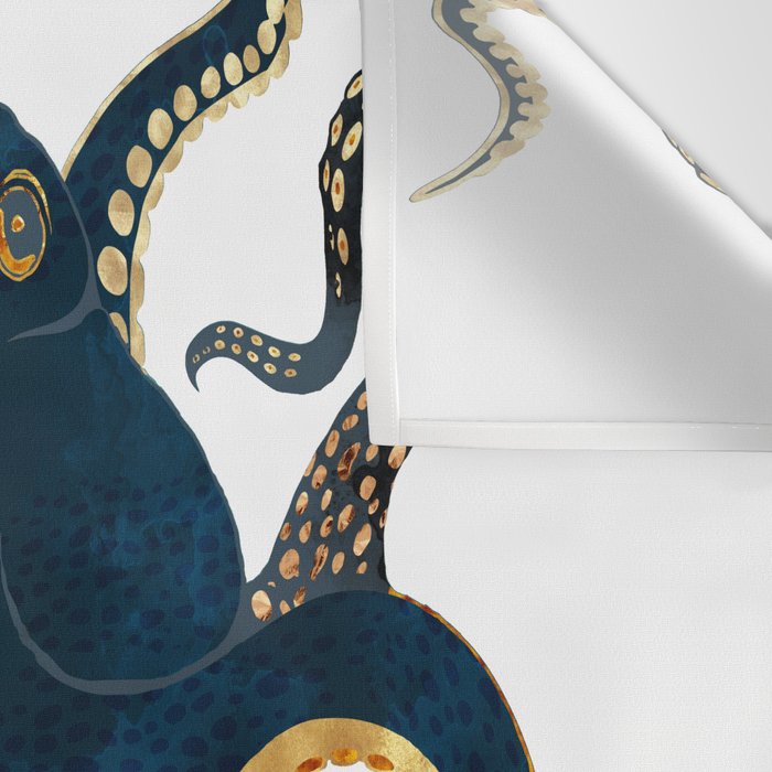 Metallic Octopus IV-Custom Wall Tapestry Gallery Image 3