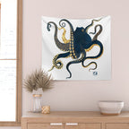 Metallic Octopus IV-Custom Wall Tapestry Gallery Image 2
