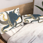 Metallic Octopus IV-Custom Pillow Sham Gallery Image 2
