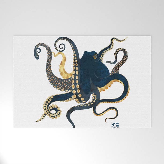 Metallic Octopus IV-Custom Welcome Mat Gallery Image 1